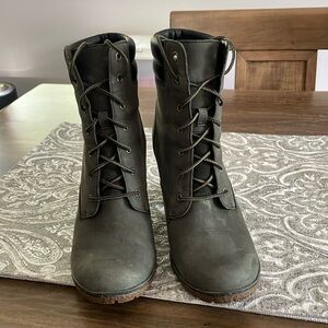 Timberland, heeled, boot rubber soul